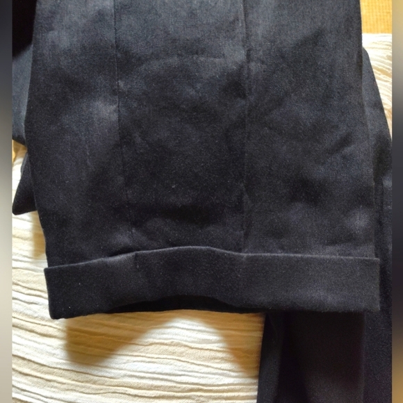J. Jill Women's Black Linen Blend Straight Leg Pants | Size Medium - Picture 5 of 9